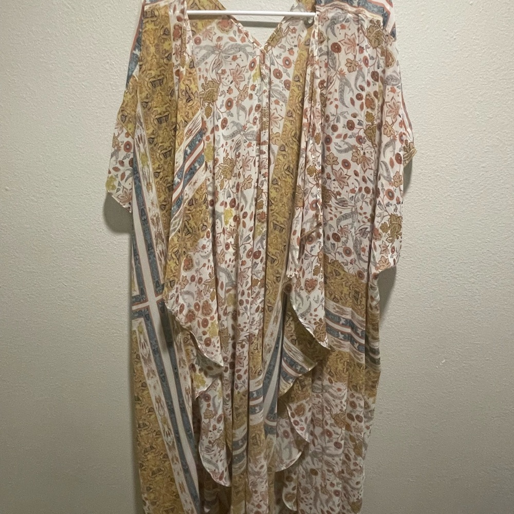 Umgee Multicolor Floral Kimono
